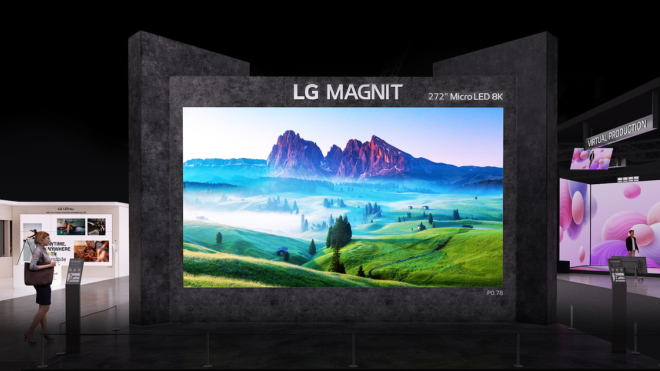 LG aposta em soluções premium de digital signage com a linha Micro Led LG Magnit